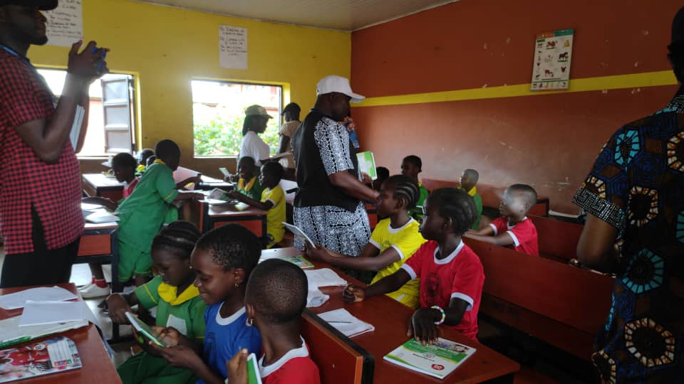 Nurturing Minds and Bodies: Tomiya Helping Hand Foundation Visits Ogbe Model Primary School